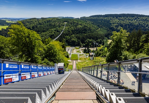 Blick von der Mühlenkopfschanze