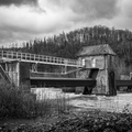 Walzenwehr an der Ruhr